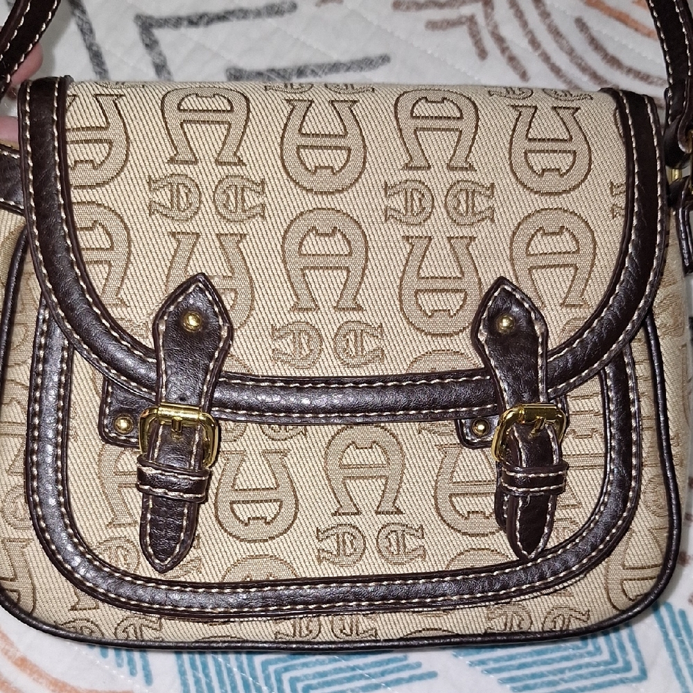 Aigner Brown Patterned Women's Bag
